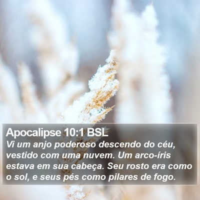 Apocalipse 10:1 BSL Bible Verse Image