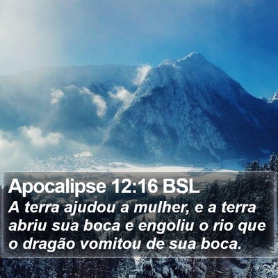 Apocalipse 12:16 BSL Bible Verse Image