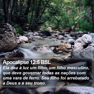 Apocalipse 12:5 BSL Bible Verse Image