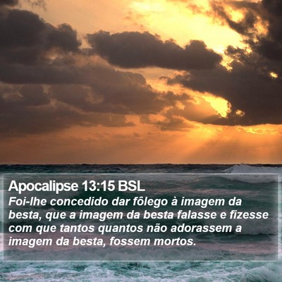 Apocalipse 13:15 BSL Bible Verse Image