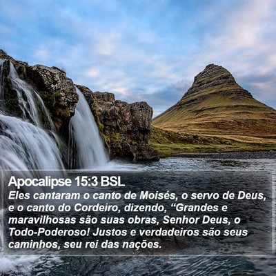 Apocalipse 15:3 BSL Bible Verse Image