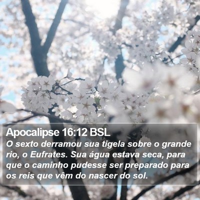 Apocalipse 16:12 BSL Bible Verse Image