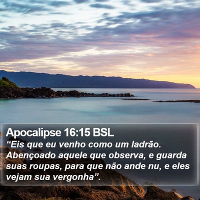 Apocalipse 16:15 BSL Bible Verse Image