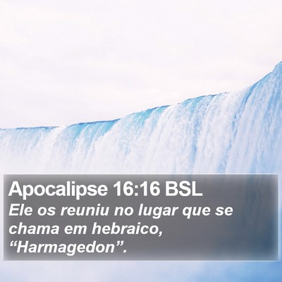 Apocalipse 16:16 BSL Bible Verse Image