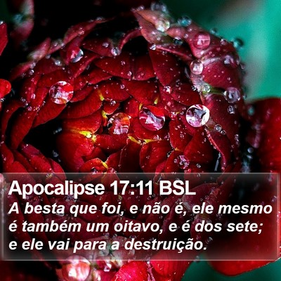 Apocalipse 17:11 BSL Bible Verse Image
