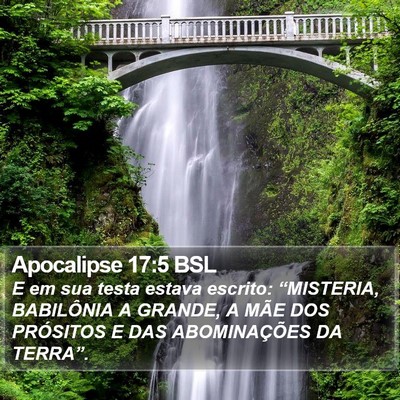Apocalipse 17:5 BSL Bible Verse Image