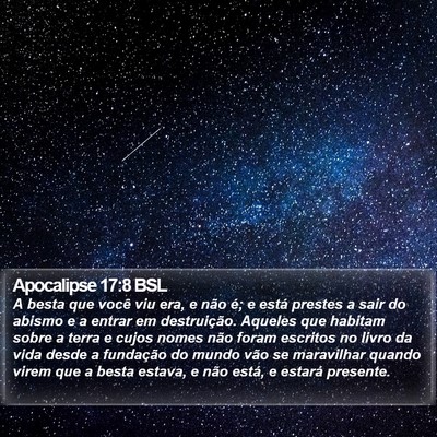 Apocalipse 17:8 BSL Bible Verse Image