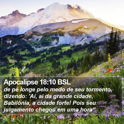 Apocalipse 18:10 BSL Bible Verse Image