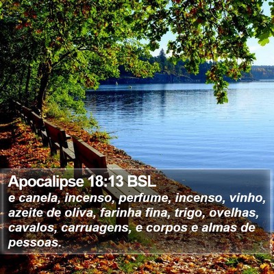 Apocalipse 18:13 BSL Bible Verse Image