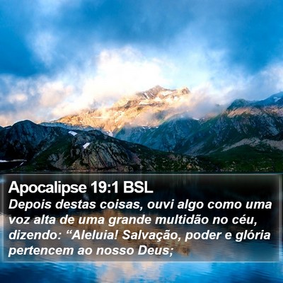 Apocalipse 19:1 BSL Bible Verse Image