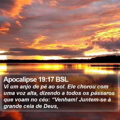 Apocalipse 19:17 BSL Bible Verse Image