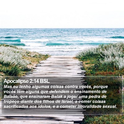Apocalipse 2:14 BSL Bible Verse Image