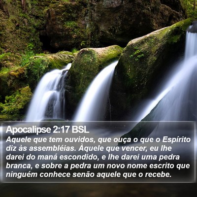 Apocalipse 2:17 BSL Bible Verse Image