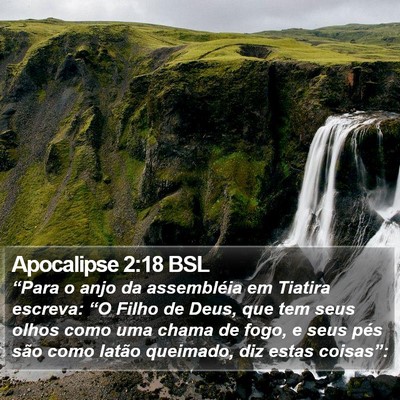Apocalipse 2:18 BSL Bible Verse Image