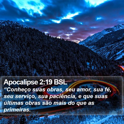 Apocalipse 2:19 BSL Bible Verse Image