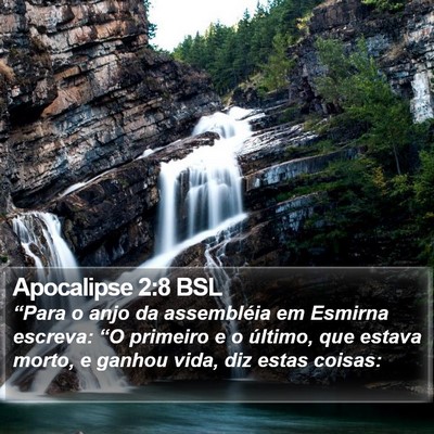 Apocalipse 2:8 BSL Bible Verse Image