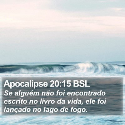 Apocalipse 20:15 BSL Bible Verse Image