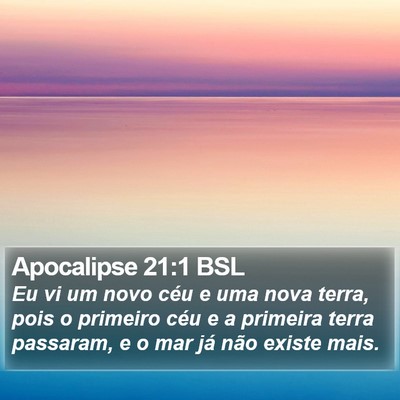 Apocalipse 21:1 BSL Bible Verse Image