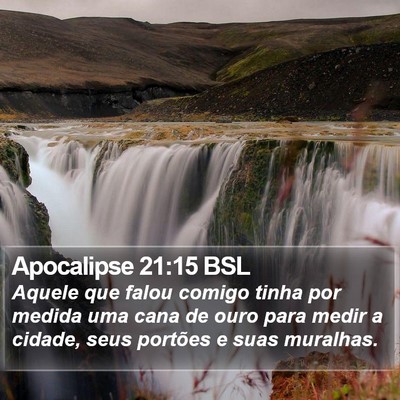 Apocalipse 21:15 BSL Bible Verse Image
