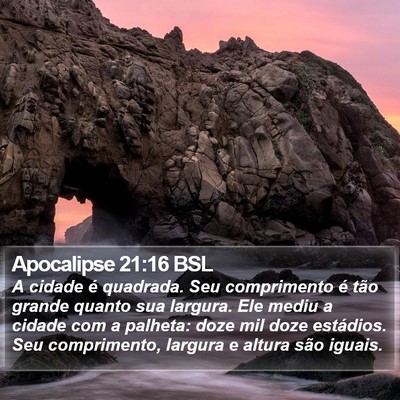 Apocalipse 21:16 BSL Bible Verse Image