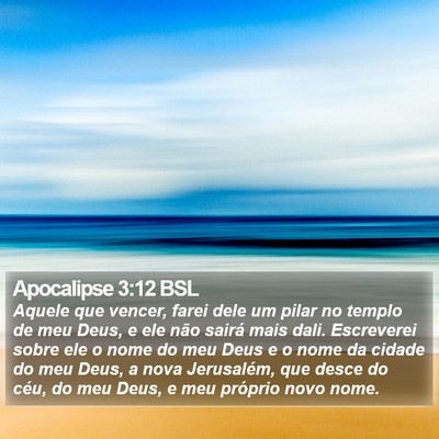 Apocalipse 3:12 BSL Bible Verse Image