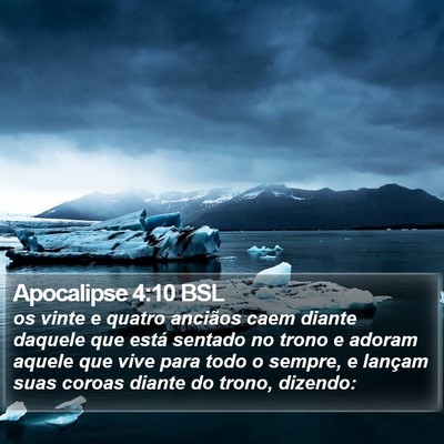 Apocalipse 4:10 BSL Bible Verse Image