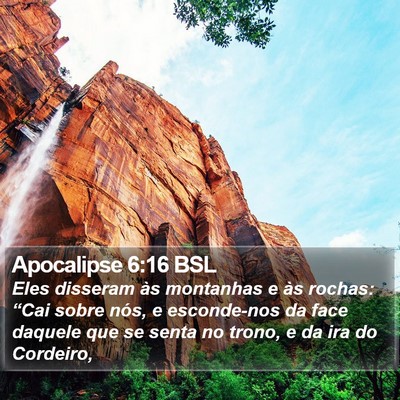Apocalipse 6:16 BSL Bible Verse Image