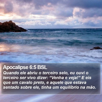 Apocalipse 6:5 BSL Bible Verse Image