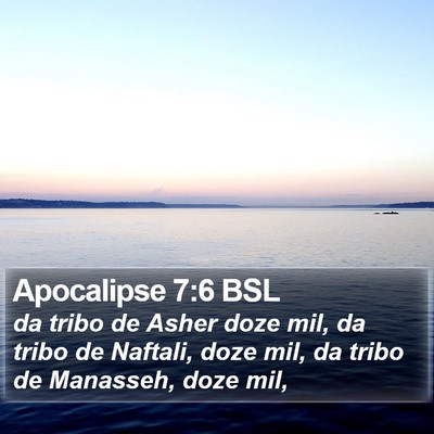 Apocalipse 7:6 BSL Bible Verse Image