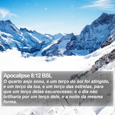 Apocalipse 8:12 BSL Bible Verse Image