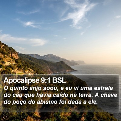 Apocalipse 9:1 BSL Bible Verse Image