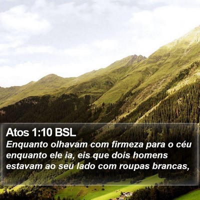 Atos 1:10 BSL Bible Verse Image