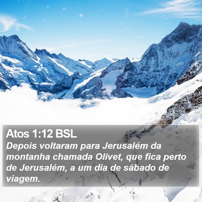 Atos 1:12 BSL Bible Verse Image