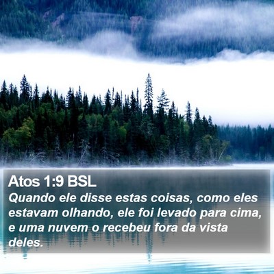 Atos 1:9 BSL Bible Verse Image