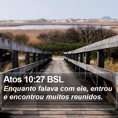 Atos 10:27 BSL Bible Verse Image