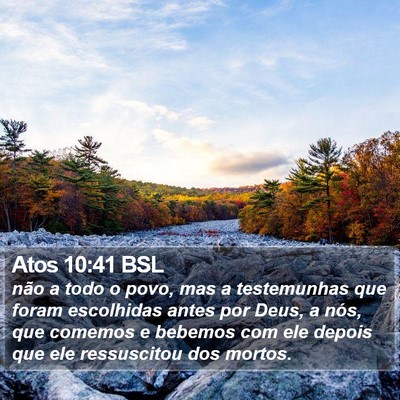 Atos 10:41 BSL Bible Verse Image