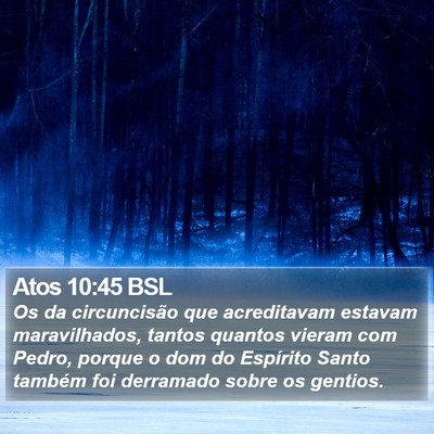Atos 10:45 BSL Bible Verse Image