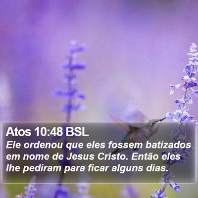 Atos 10:48 BSL Bible Verse Image