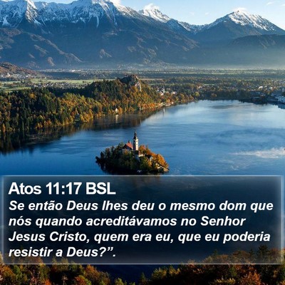 Atos 11:17 BSL Bible Verse Image