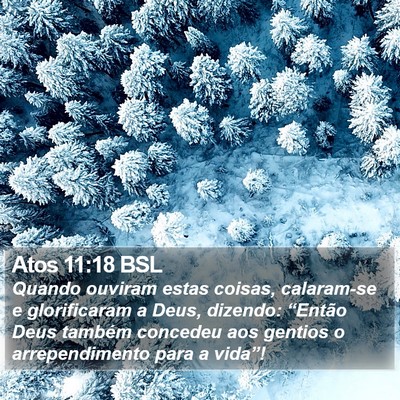 Atos 11:18 BSL Bible Verse Image