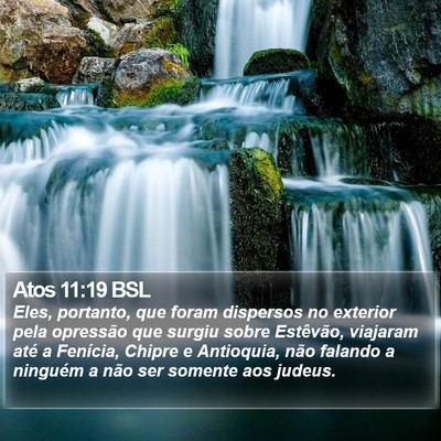 Atos 11:19 BSL Bible Verse Image