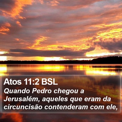 Atos 11:2 BSL Bible Verse Image