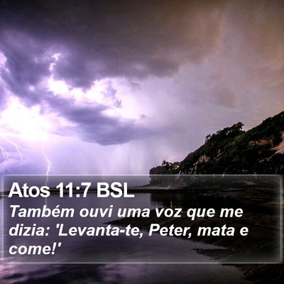 Atos 11:7 BSL Bible Verse Image