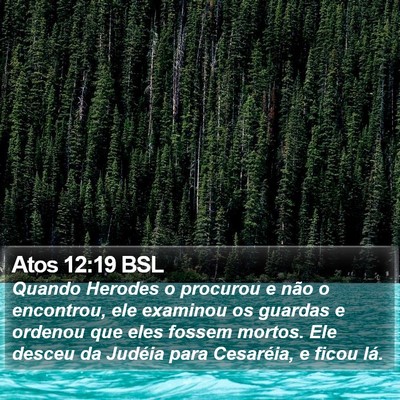 Atos 12:19 BSL Bible Verse Image