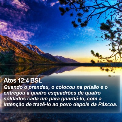 Atos 12:4 BSL Bible Verse Image