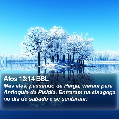 Atos 13:14 BSL Bible Verse Image