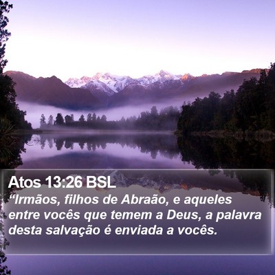 Atos 13:26 BSL Bible Verse Image