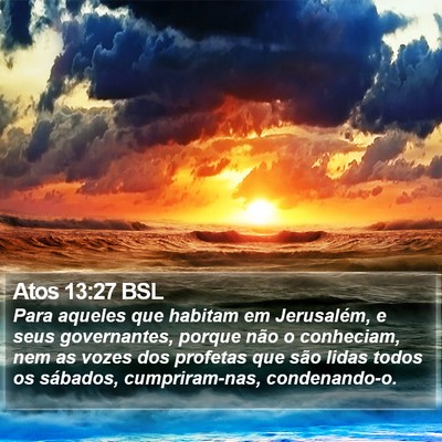 Atos 13:27 BSL Bible Verse Image