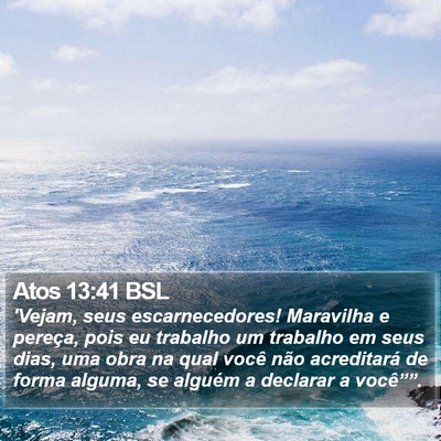 Atos 13:41 BSL Bible Verse Image