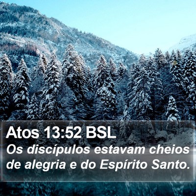 Atos 13:52 BSL Bible Verse Image